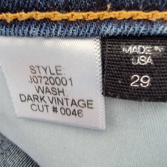 Guess VTG Zip Ankle High Rise Jeans Sz 29 (26W x 25L) 80s Prep George Marciano - Picture 11 of 13